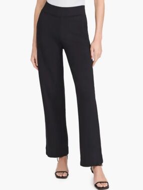 AYR Black Pima Cotton Blend Elastic Waist Pull On High Hopes Pants Sz. S
